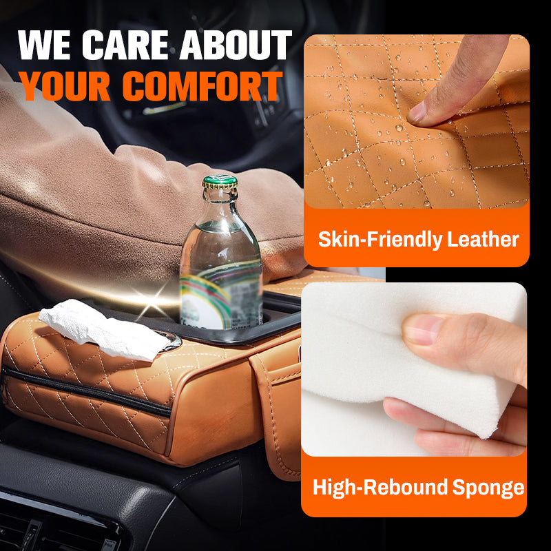 Ergonomic Pressure-Relief Multifunctional Car Armrest Elevation Pad