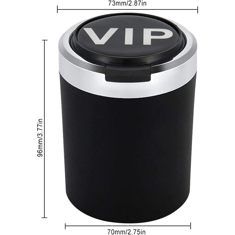 Stainless Steel LED Car Cupholder Ashtray