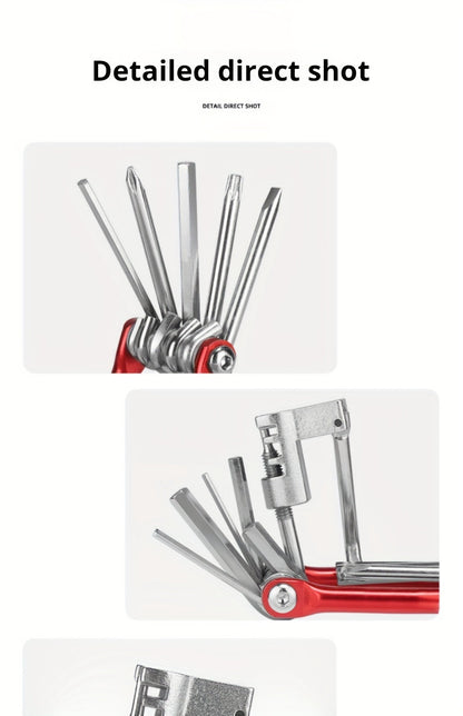 11-in-1 Heavy-Duty Bike Repair Tool Kit