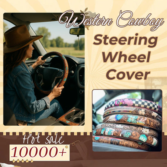 Western Steering Wheel Cover