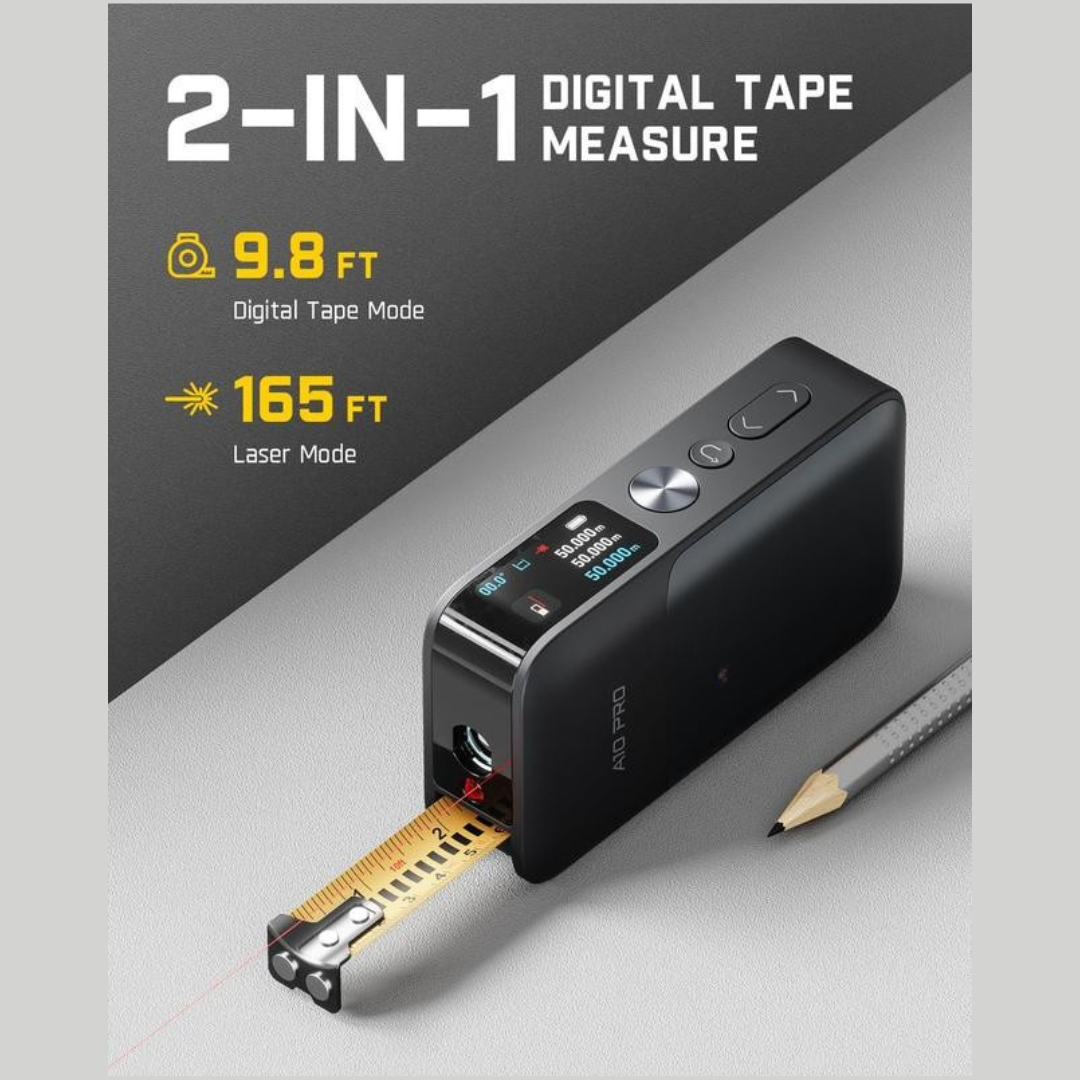 Adoura 2-in-1 Digital Laser Tape Measure
