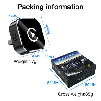 2025 Wireless CarPlay Adapter for Android – Fast, No-Lag, Hands-Free