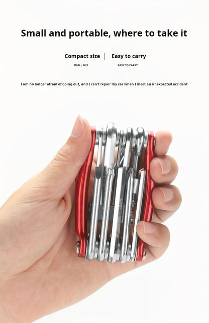 11-in-1 Heavy-Duty Bike Repair Tool Kit