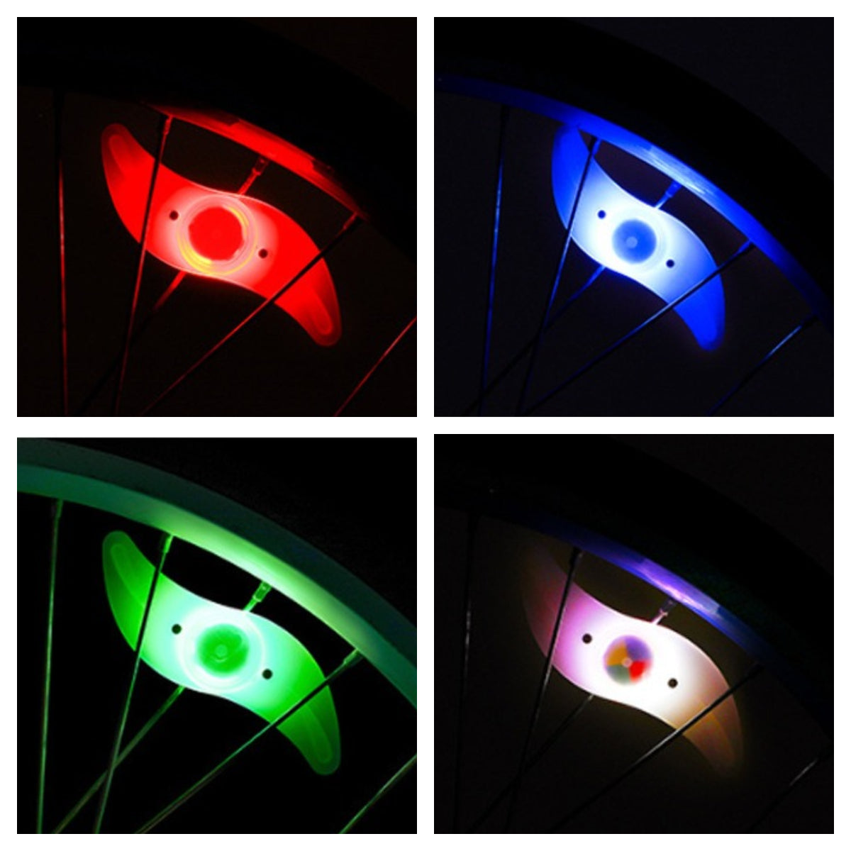 3-Pack LED Bike Spoke Wheel Lights