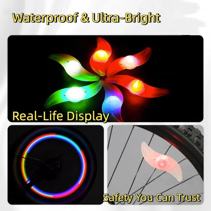 3-Pack LED Bike Spoke Wheel Lights