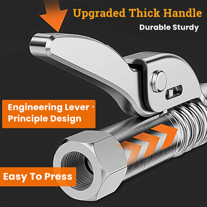 High Pressure Quick Release Grease Coupler