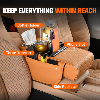 Ergonomic Pressure-Relief Multifunctional Car Armrest Elevation Pad
