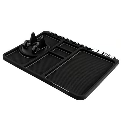 Anti-slip mat with mobile phone holder