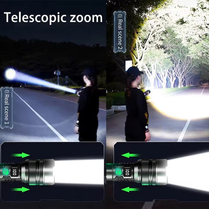 Flashlight with Telescoping Zoom – Super Bright LED Torch