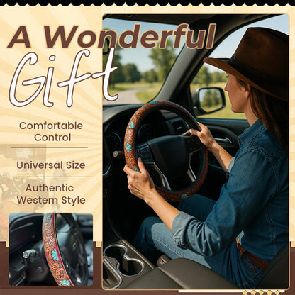 Western Steering Wheel Cover