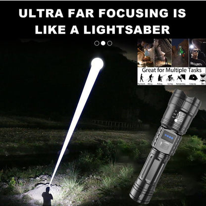 Flashlight with Telescoping Zoom – Super Bright LED Torch