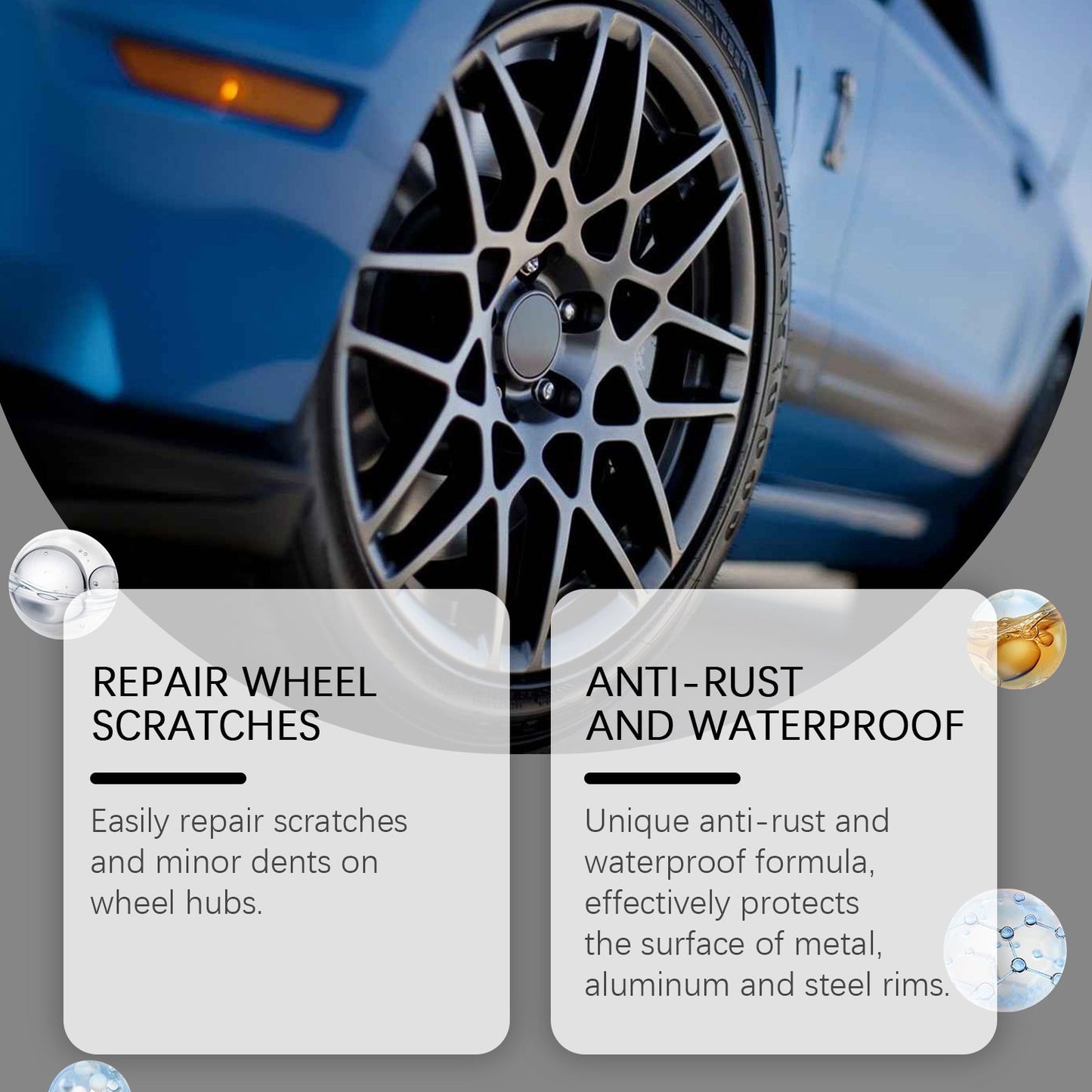 10mlx3 Black Car Wheel Scratch Repair Pen