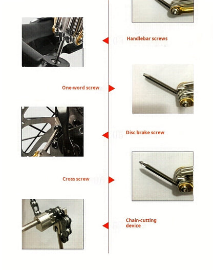11-in-1 Heavy-Duty Bike Repair Tool Kit