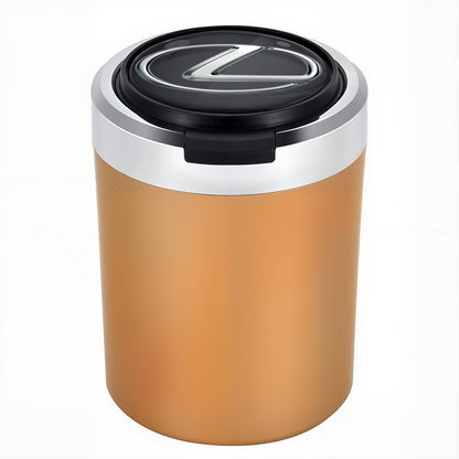Stainless Steel LED Car Cupholder Ashtray