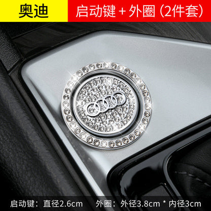 GlamStart Bling Car Start Button Cover Ring