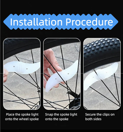 3-Pack LED Bike Spoke Wheel Lights