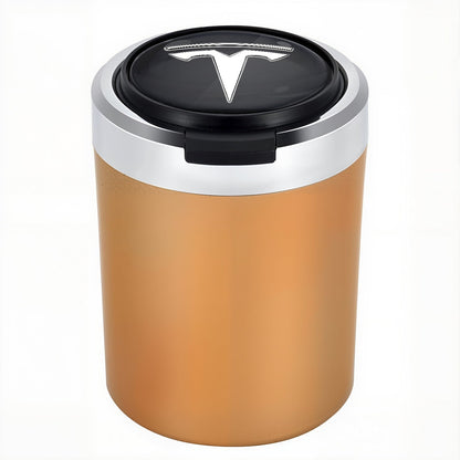 Stainless Steel LED Car Cupholder Ashtray