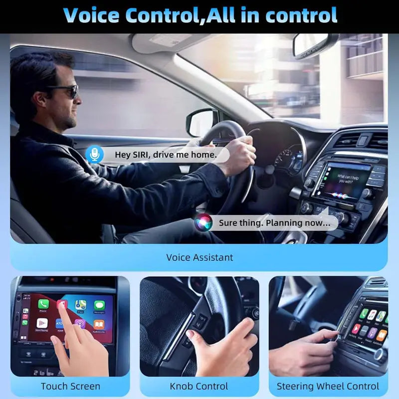 2025 Wireless CarPlay Adapter for Android – Fast, No-Lag, Hands-Free
