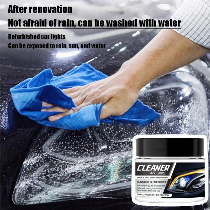 Headlight Restoration Polish — 3-Minute Clarity