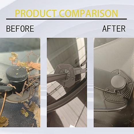 Car Wiper Arm Silicone Protection Pad, Windshield Wiper Hole Protective Cover Universal for Most Vehicles, Front Wiper Dustproof Cover Protective Guards