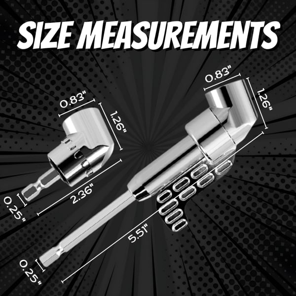 105 Degree Right Angle Drill Adapter
